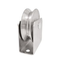 Roldana de Aço em V 2.1/2 Pol. com Suporte De Toni