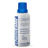 Corante Líquido Azul 50ml Chemicolor