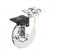 Rodízio De 100mm Com Freio Soprano