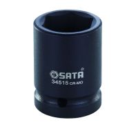 Soquete de Impacto Sextavado 21mm Encaixe 3/4 Pol. Sata