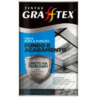 Tinta Dupla Função Brilhante Cinza N6,5 18L Grafftex 