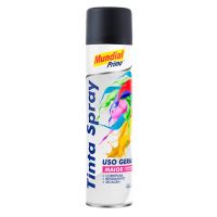 Tinta Spray Preto Fosco 400ml Mundial Prime 3197PF