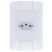 Tomada 2P+T 20 A 250 V Aria Branco Tramontina