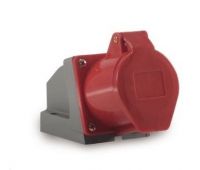 Tomada Sobrepor Vermelha 3P+T 380 32A Soprano