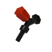 Torneira de Jardim Preta/Vermelha 3/4"x1/2" Durin