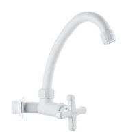 Torneira de Parede Bica Móvel Branca Herc