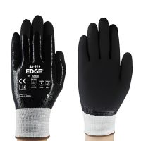 Luva Edge 48-929 Proteção Anticorte e Impermeável à Peças Oleosas Ansell