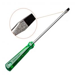 S&R Pince à becs demi ronds 200 mm, acier chrome-vanadium. Pince