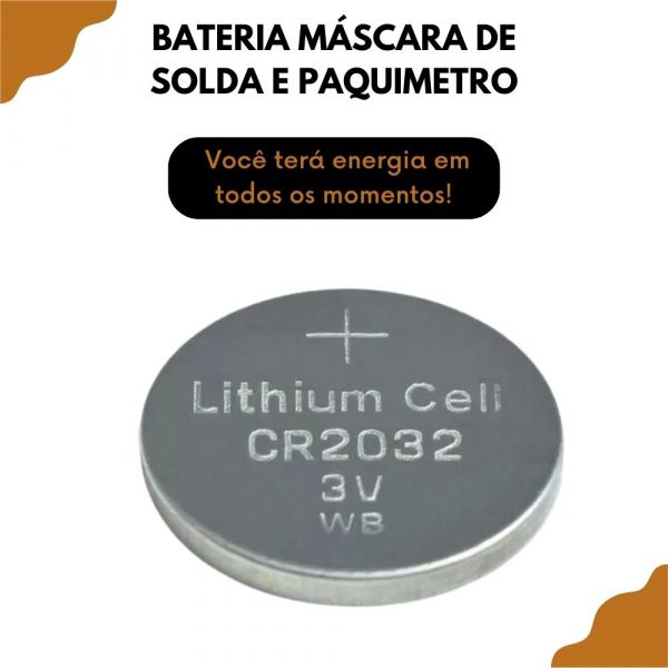 Bateria Mascara De Solda E Paquimetro Ip54 Amatools