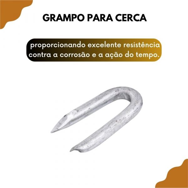 1 Kg Grampo Para Cerca 1 X 9mm Triangulo