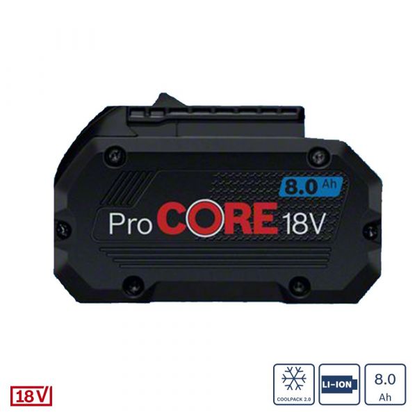 Bateria de Íons de Lítio ProCORE 18V 8,0 Ah Bosch
