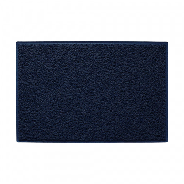 1 Metro de Tapete Vinil Silver Base Fundida 1M X 1,2M Azul Marinho Kapazi