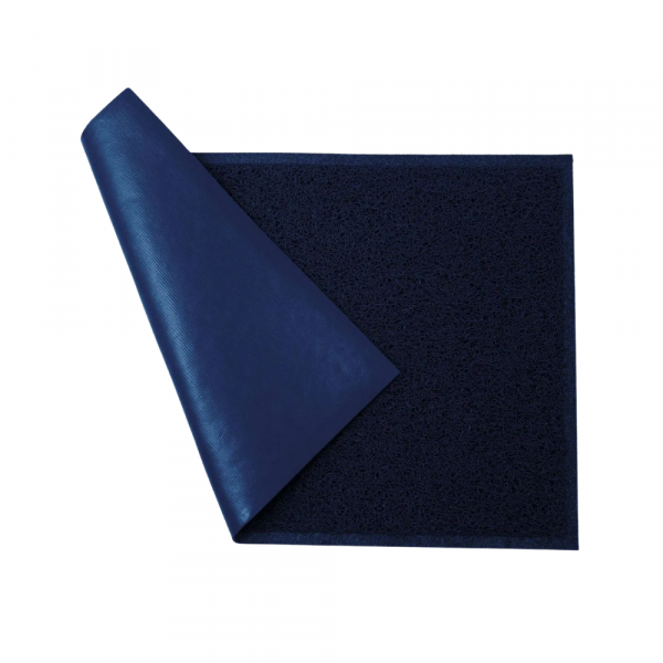 1 Metro de Tapete Vinil Silver Base Fundida 1M X 1,2M Azul Marinho Kapazi