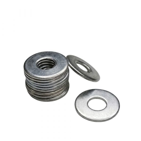 100 Unidades de Arruela Lisa Zincada 1/4 Pol. Prasmil