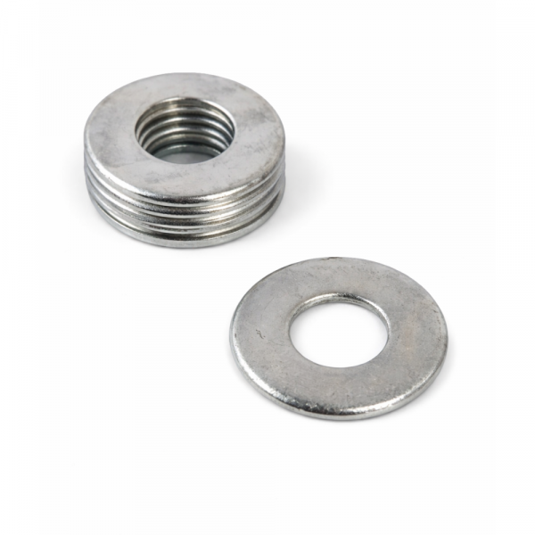 100 Unidades de Arruela Lisa Zincada 3/8 Pol. Prasmil