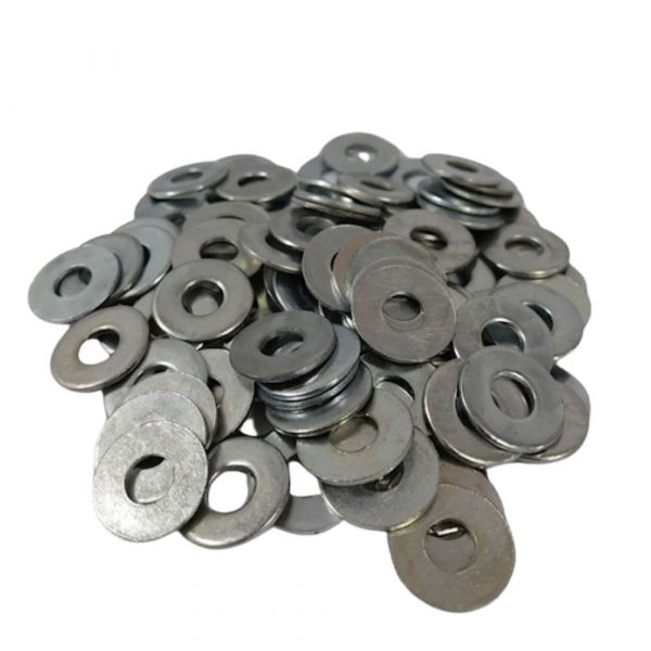 100 Unidades de Arruela Lisa Zincada 5/16 Pol. Prasmil