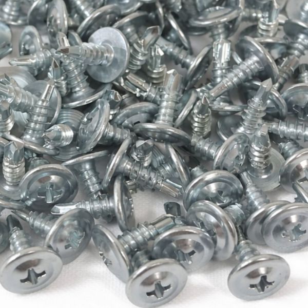 100 Unidades de Parafuso Flangeado 4,2x13mm Auto Brocante Ancora