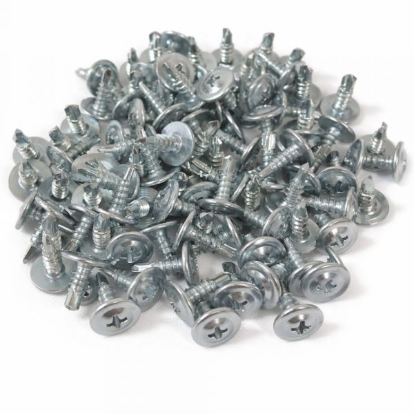 100 Unidades de Parafuso Flangeado 4,2x13mm Auto Brocante Ancora