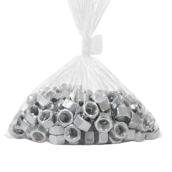 100 Unidades de Porca NC Zincada 3/8 Pol. Belenus