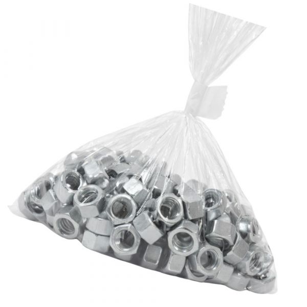 100 Unidades de Porca NC Zincada 3/8 Pol. Belenus