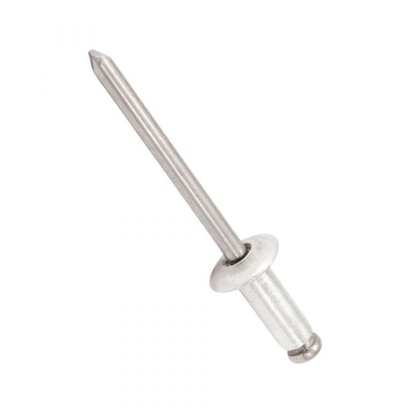 100 Unidades de Rebite de Repuxo 4,0mm x 8,0mm Nove54
