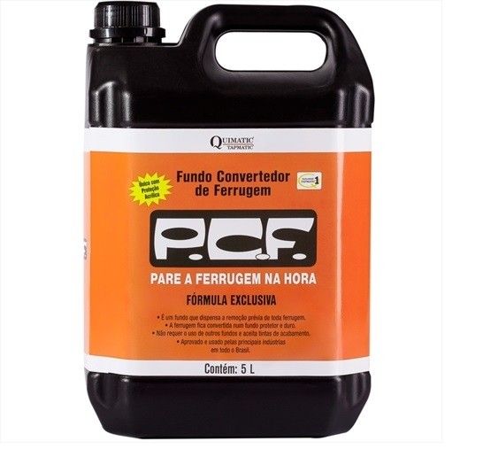 PCF Primer Convertedor De Ferrugem 5L Quimatic