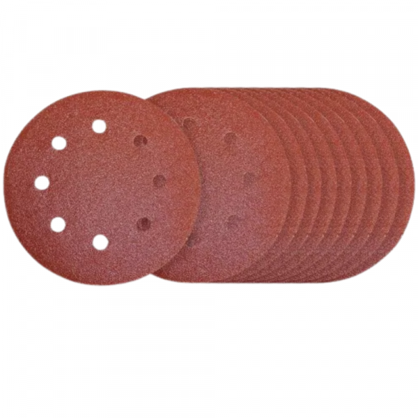 10 Unidades de Disco de Lixa 180mm Grão 60 MLP800H Menegotti
