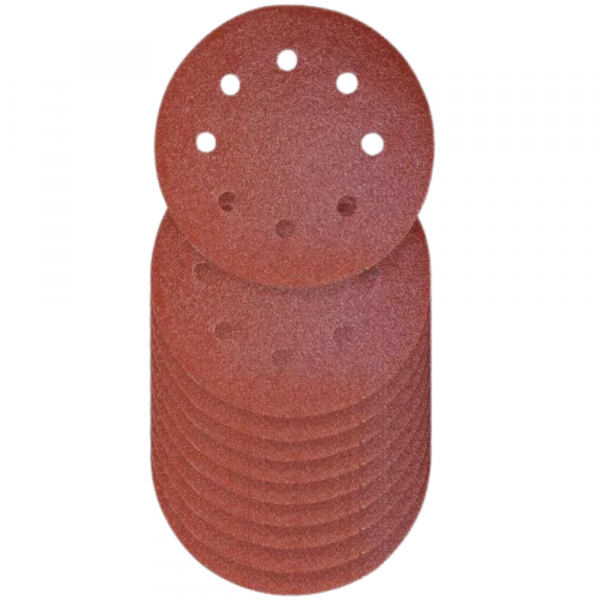 10 Unidades de Disco de Lixa 180mm Grão 60 MLP800H Menegotti