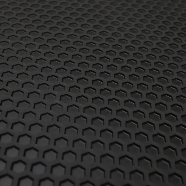 1 Metro de Piso Laminado Colmeia 2,5mm X 1,2M Largura Preto Kapazi