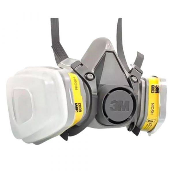 Máscara Semifacial Série 6200 com Filtros 3M
