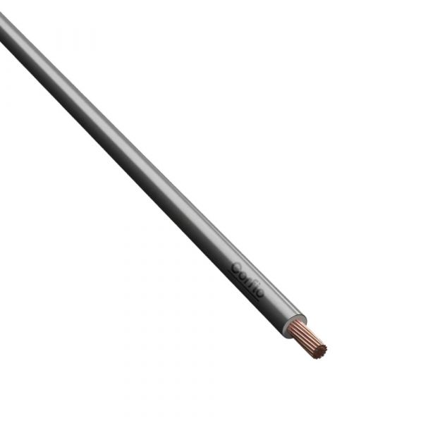 1 Metro de Cabo Flexível Preto 0,5mm 750V Corfio