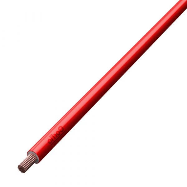 1 Metro de Cabo Flexível Vermelho 0,5mm 750V Corfio