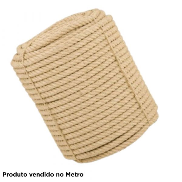 1 Metro de Corda de Sisal 20mm 3/4 Pol. Vonder