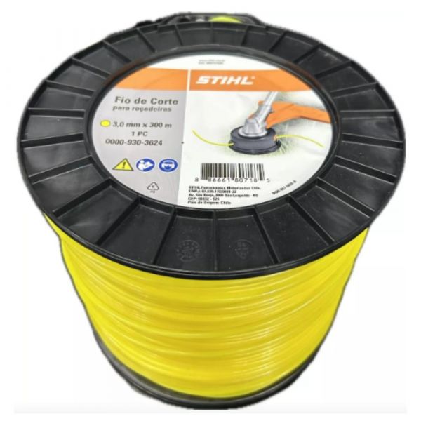 1 Metro de Fio de Corte Redondo 3mm 00009303624 Stihl