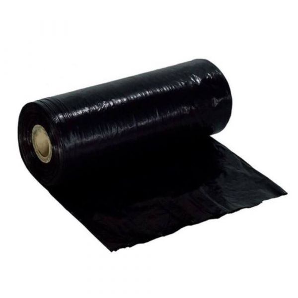 1 Metro de Lona Preta 50 MIC 6x1M Lonax 