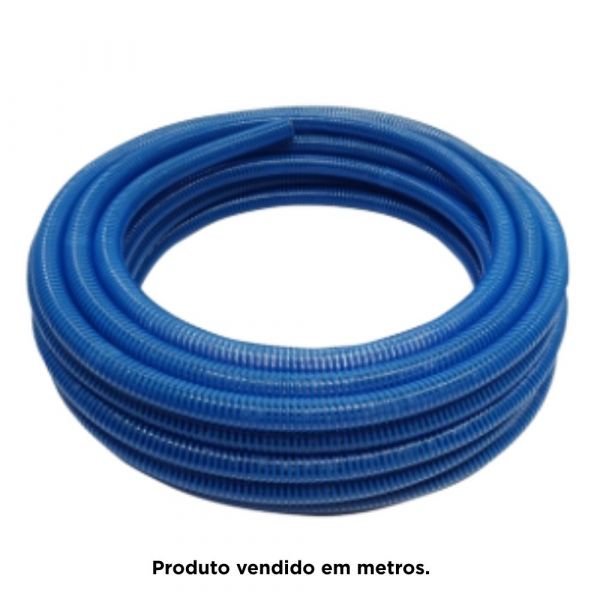 1 Metro de Mangote Espiral Azul 2.1/2 Pol. Ibirá