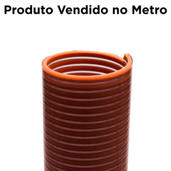 1 Metro de Mangote Espiral Laranja 8 Pol. Ibirá
