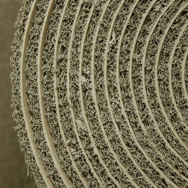 1 Metro de Tapete Vinil Silver 1,20m X 10mm Base Fundida Bege Kapazi