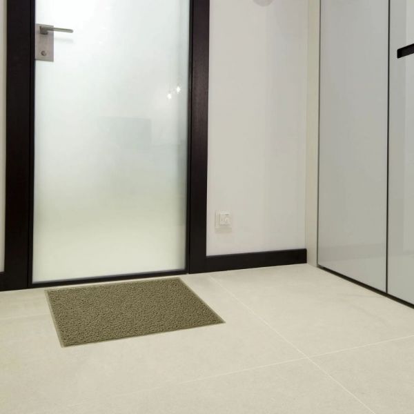 1 Metro de Tapete Vinil Silver 1,20m X 10mm Base Fundida Bege Kapazi