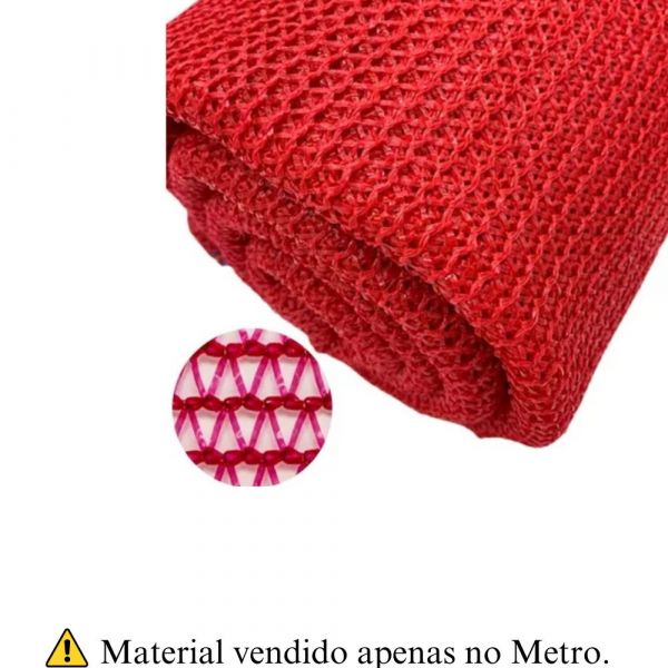 1 Metro de Tela Chromatinet Vermelha 35% 6X1 Metros Ginegar