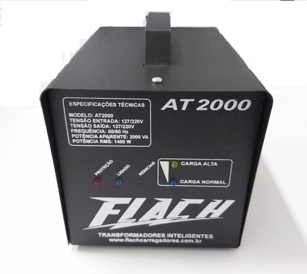 Autotransformador Inteligente 127/220V At2000va - Flach