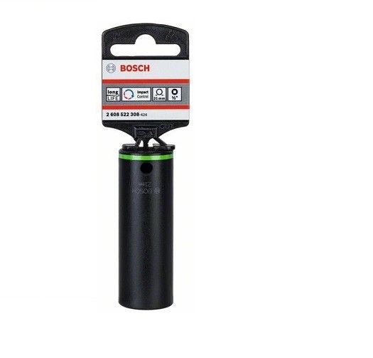 Soquete Impact Control 21mm, 77x19,5mm, encaixe 1/2Bosch 2608522308