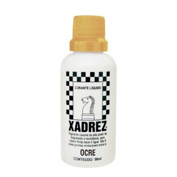 Corante Liquido 50 ml Ocre Xadrez