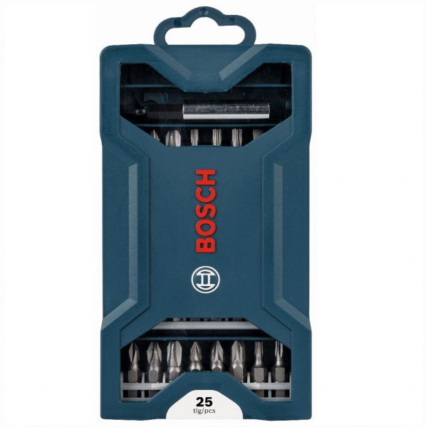 Kit de Pontas para parafusar Bosch Mini X-Line com 25 pçs 2607017400 Bosch