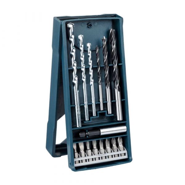 Kit de Pontas e Brocas Bosch Mini X-Line 15 pçs 2607017408 Bosch