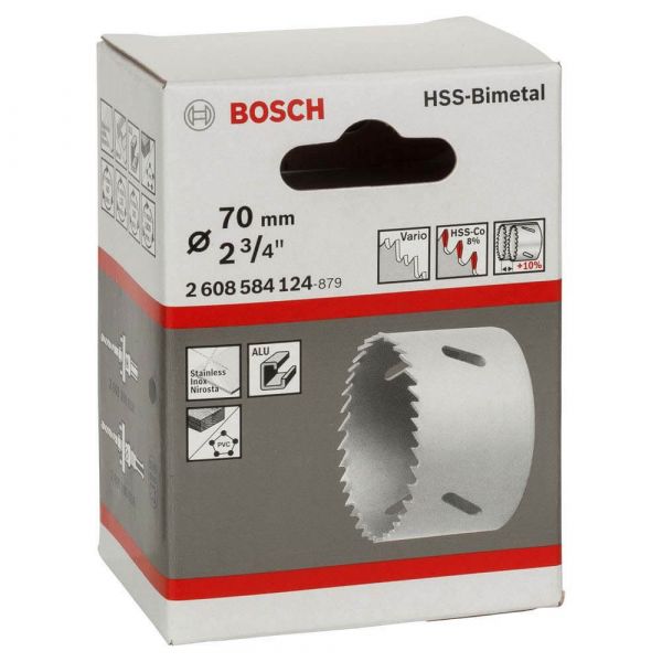 Serra copo Bosch Bimetálica HSS Cobalto 70mm 2.3/4
