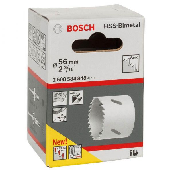 Serra Copo Bosch Bimetálica HSS Cobalto 56 mm 2 3/16