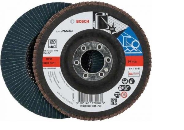 Disco Flap Reto Best For Metal 4.1/2 G120 Bosch