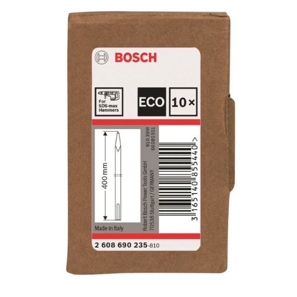 Ponteiro ECO SDS-max para concreto 400 mm Bosch  2608690235