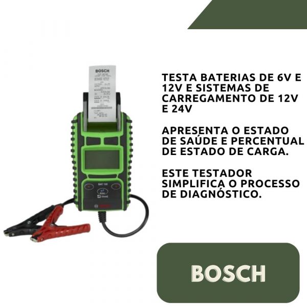 Testador de Bateria BAT 135 Bosch